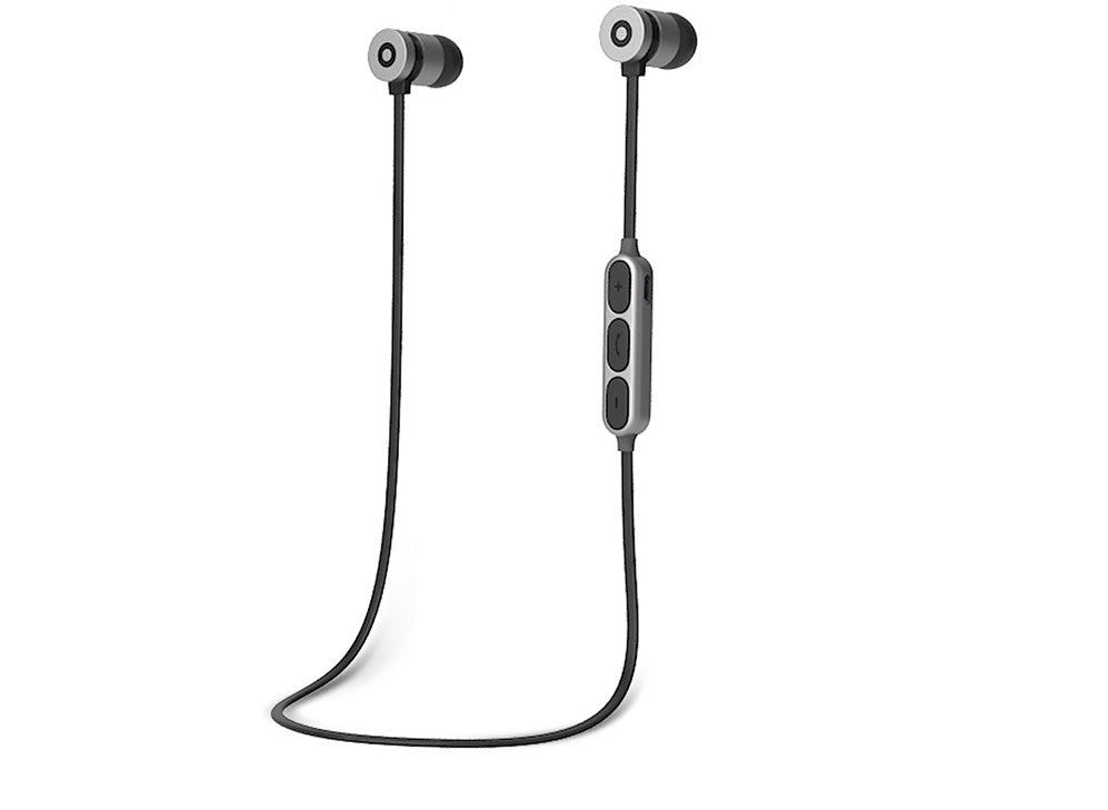 Metal magnetic sports Bluetooth headset wireless In-ear neck-mounted music headset gift