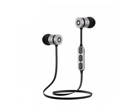 Metal magnetic sports Bluetooth headset wireless In-ear neck-mounted music headset gift