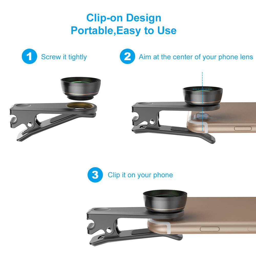 6 in 1 mobile phone lens set