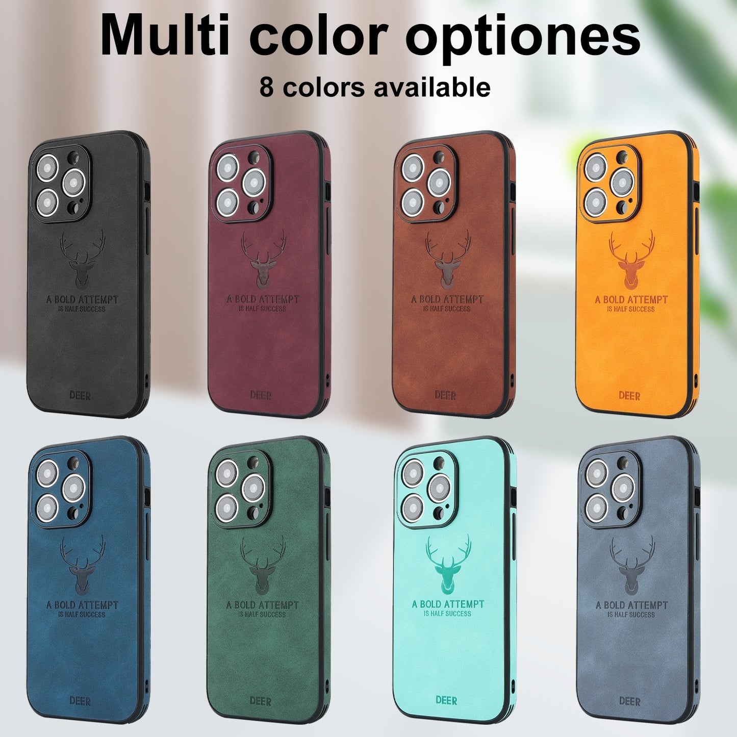 16 Series Magnetic Charging Moose Head Printing Phone Case